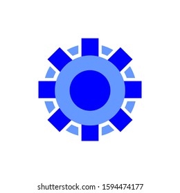 Gear Logo Template vector icon illustration