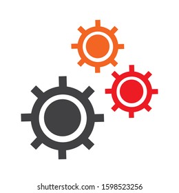 Gear Logo Template vector icon illustration design