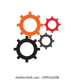 Gear Logo Template vector icon illustration design