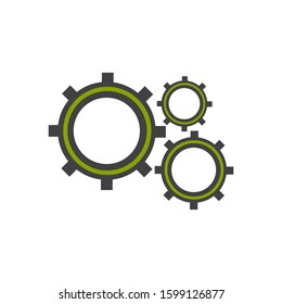 Gear Logo Template vector icon illustration design