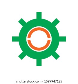 Gear Logo Template vector icon illustration design