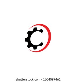 Gear Logo Template vector icon illustration design