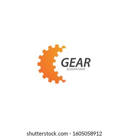 Gear Logo Template vector icon illustration design