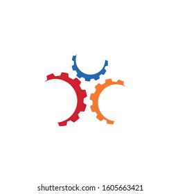 Gear Logo Template vector icon illustration design