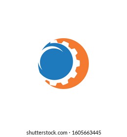 Gear Logo Template vector icon illustration design