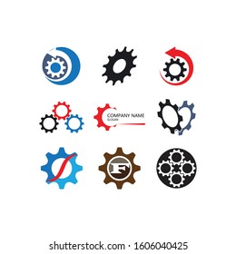 Gear Logo Template vector icon illustration design