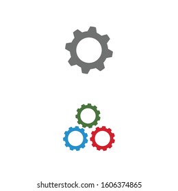 Gear Logo Template vector icon illustration design