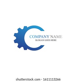 Gear Logo Template vector icon illustration