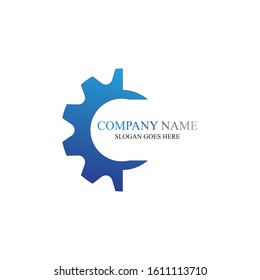 Gear Logo Template vector icon illustration