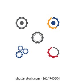 Gear Logo Template vector icon illustration design