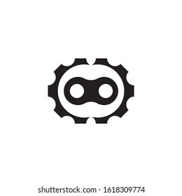 Gear logo template vector icon design