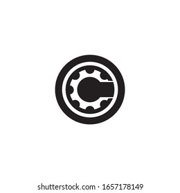 Gear logo template vector icon design