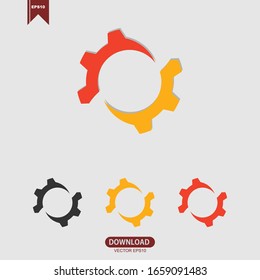 Gear logo template vector logo icon design