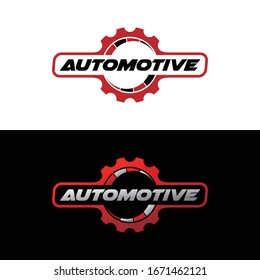 Gear Logo Template vector icon. Automotive logo