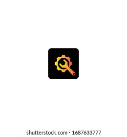 Gear logo template vector icon design