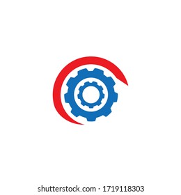 Gear Logo Template vector icon illustration design