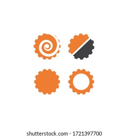 Gear Logo Template vector icon illustration design
