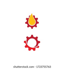 Gear Logo Template vector icon illustration design