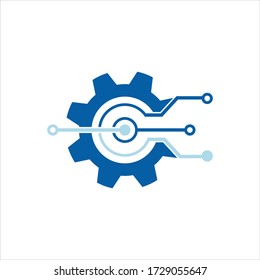 Gear Logo Template vector icon illustration design