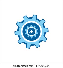Gear Logo Template vector icon illustration design