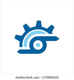 Gear Logo Template vector icon illustration design