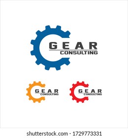 Gear Logo Template vector icon illustration design
