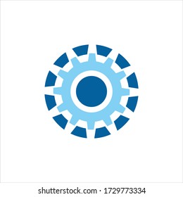 Gear Logo Template vector icon illustration design