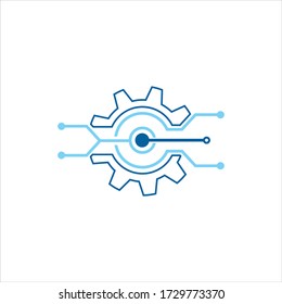 Gear Logo Template vector icon illustration design