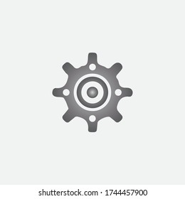 Gear Logo Template vector icon illustration design