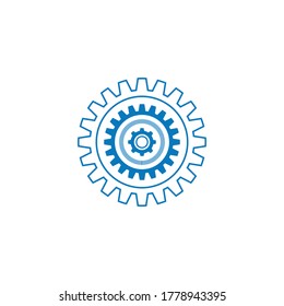 Gear Logo Template vector icon illustration design
