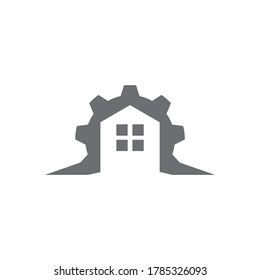 Gear Logo Template vector icon illustration design