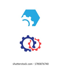 Gear Logo Template vector icon illustration design
