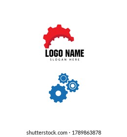 Gear Logo Template vector icon illustration design