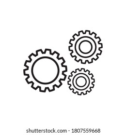 Gear Logo Template vector icon illustration design
