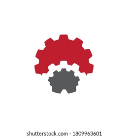 Gear Logo Template vector icon illustration design
