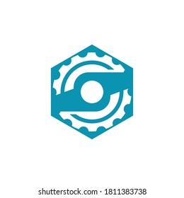 Gear Logo Template vector icon