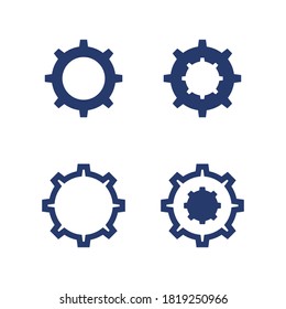 Gear Logo Template vector icon illustration design