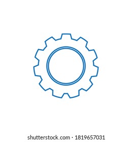 Diseño del icono de la plantilla de logotipo Gear