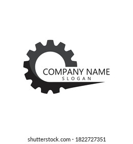 Gear Logo Template vector icon illustration design