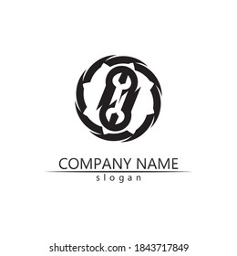 Diseño del icono de la plantilla de logotipo Gear