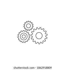 Gear Logo Template vector icon illustration design