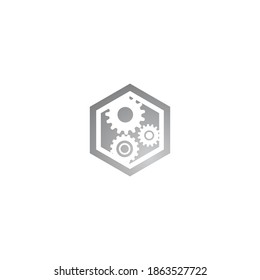Gear Logo Template vector icon illustration design