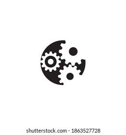 Gear Logo Template vector icon illustration design