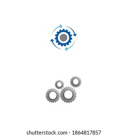 Gear Logo Template vector icon illustration design