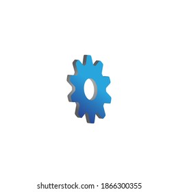 Diseño del icono de la plantilla de logotipo Gear