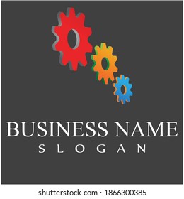 Gear Logo Template vector icon illustration design