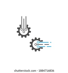 Gear Logo Template vector icon illustration design