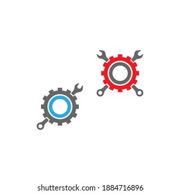 Gear Logo Template vector icon illustration design