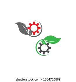 Gear Logo Template vector icon illustration design