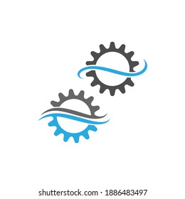 Gear Logo Template vector icon illustration design